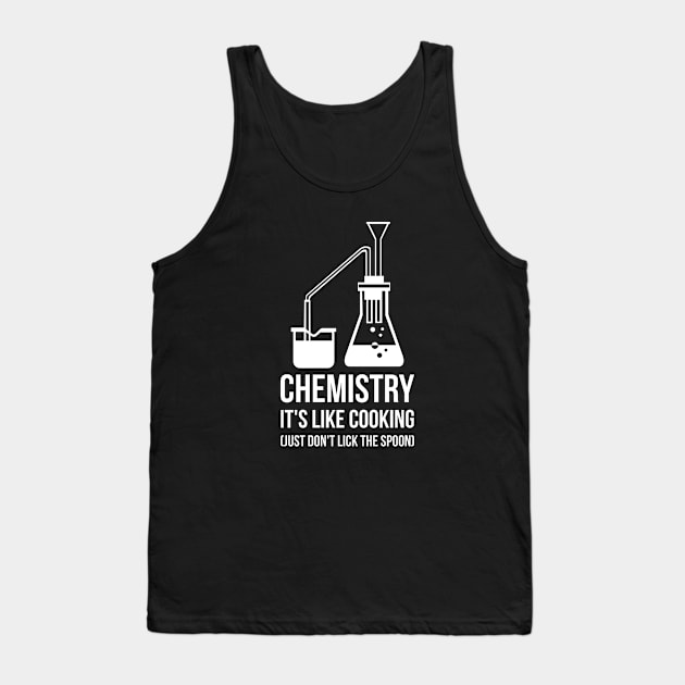 Funny Chemistry, Science Humor Tank Top by RedYolk